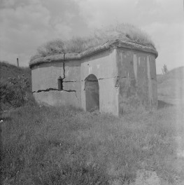 Twierdza Różan - fort nr. 1, schron pogotowia, skan 1