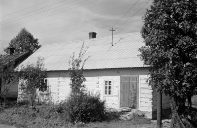 dom - zabudowa drewniana, elewacja, skan 1