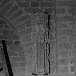 Zamek w Malborku - lapidarium - detal arch. - fragment konsoli, skan 1