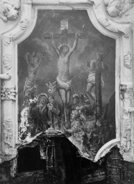 pałac von Herberstein - wnętrze - kaplica pałacowa - malowidło, skan 1