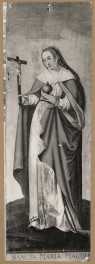  Zespół klasztorny Dominikanów - kościół , obraz z przedstawieniem św. Marii Magdaleny, część d. poliptyku , skan 1