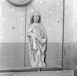 kościół reformatów - wnętrze, rzeźba, skan 1