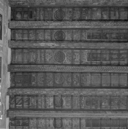 pałac Biskupów Krakowskich - Izba Stołowa Górna /sala portretowa/ /I p./ - fragment stropu, skan 1