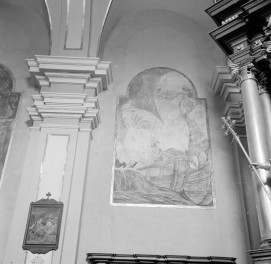 kościół N.M.P - wnętrze, polichromie, skan 1