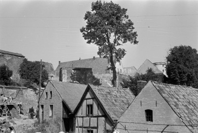 zabudowa miejska - domy mieszkalne, skan 1