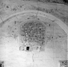 pałac - wnętrze - sala na II piętrze - fragment polichromii, skan 1