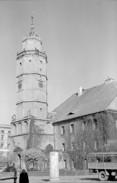 ratusz miejski - elewacja południowa, skan 1