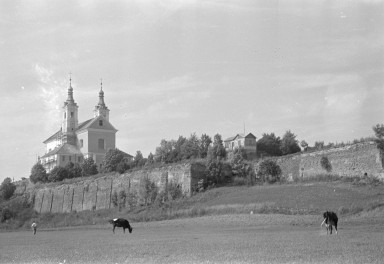 zespół klasztorny Kamedułów - mur oporowy - elewacja wschodnia, skan 1