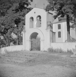 bramka, dzwonnica - elewacja, skan 1