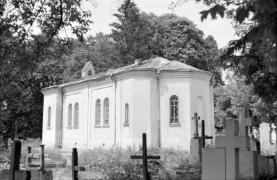 kaplica prawosławna – kaplica pw. Grobu Pańskiego, elewacja boczna, skan 1