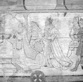 kościół parafialny pw. Matki Boskiej Różańcowej i św. Jana Kantego, 1527 r. - polichromia 1. połowa XVII w., Legenda św. Stanisława, skan 1