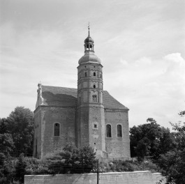 kościół pw. św. Anny i św. Mikołaja Biskupa - elewacja południowa, skan 1