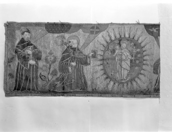 klasztor Benedyktynek - zbiory - antepedium - haft, skan 1