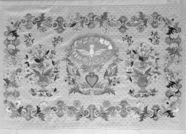 Kościół pw. Wniebowzięcia NMP i Świętego Józefa - antepediumm z gołębicą , skan 1