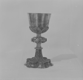 kościół pw. św. Jakuba Apostoła i św. Agnieszki, Dziewicy i Męczennicy - zbiory - kielich z 1585 - 1605, skan 1