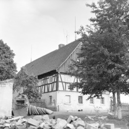 Dom - fragment elewacji szachulcowej, skan 1