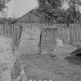 Cmentarz, Kirkut - macewy, skan 1