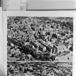 żródło: Sztuka polska do schyłku XIII w. - pod red. M. Walickiego, PWN 1969 - układ urbanistyczny, widok lotniczy, skan 1