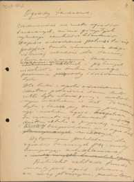tekst, materiał roboczy stanowiący szczegółowe wypisy na temat założeń ogrodowych w stylu włoskim oraz karty w formie brudnopisu, przygotowane do usupełnienia (?) zawierające przykłady obiektów i architektów tego stylu, także w nawiązaniu do sztuki ogrodowej w Polsce, skan 15