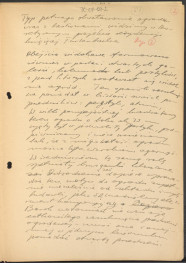 tekst, materiał roboczy stanowiący szczegółowe wypisy na temat założeń ogrodowych w stylu włoskim oraz karty w formie brudnopisu, przygotowane do usupełnienia (?) zawierające przykłady obiektów i architektów tego stylu, także w nawiązaniu do sztuki ogrodowej w Polsce, skan 28