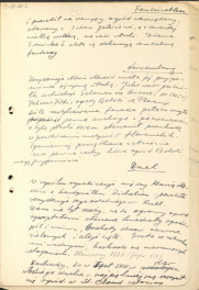 tekst, materiał roboczy stanowiący szczegółowe wypisy na temat założeń ogrodowych w stylu włoskim oraz karty w formie brudnopisu, przygotowane do usupełnienia (?) zawierające przykłady obiektów i architektów tego stylu, także w nawiązaniu do sztuki ogrodowej w Polsce, skan 44
