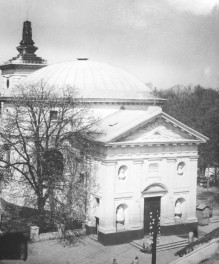 kościół parafialny pw. św. Jakuba - elewacja zachodnia, skan 1