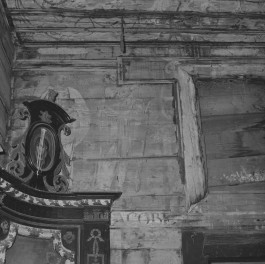 kaplica pw. Nawiedzenia i Zwiastowania Najświętszej Marii Panny - wnętrze - nawa główna - ściana południowa - fragment, skan 1