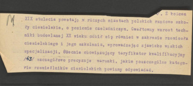 ciesielstwo; rozdziały do pracy F. Kopkowicza; rozdział I, skan 37