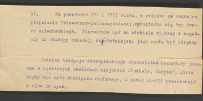 ciesielstwo; rozdziały do pracy F. Kopkowicza; rozdział I, skan 39