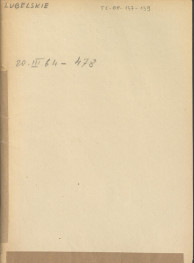obwoluta rejestru - lubelskie - 20.III.64 - 478, skan 1