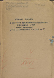 podstawy regionalnego planowania wiejskiego 1947 - materiał ilustracyjny, skan 1