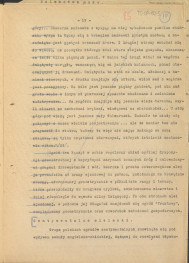 tekst podzielony na części składowe (cz.4) pełnego rozdziału stanowiący materiał roboczy przygotowany z myślą o publikacji "Ogrody Polskie" (wyd. 1954) wraz z naniesionymi poprawkami, oddzielnie przygotowaną obwolutą oraz przypisami, skan 13