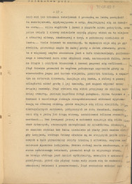 tekst podzielony na części składowe (cz.4) pełnego rozdziału stanowiący materiał roboczy przygotowany z myślą o publikacji "Ogrody Polskie" (wyd. 1954) wraz z naniesionymi poprawkami, oddzielnie przygotowaną obwolutą oraz przypisami, skan 17