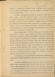 tekst podzielony na części składowe (cz.4) pełnego rozdziału stanowiący materiał roboczy przygotowany z myślą o publikacji "Ogrody Polskie" (wyd. 1954) wraz z naniesionymi poprawkami, oddzielnie przygotowaną obwolutą oraz przypisami, skan 20