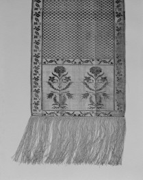 Muzeum Zamkowe - zbiory - pas lity dwustronny - Lyon /1785 - 1792 rok/ - głowa i wciąża /fragment/ - awers, skan 1