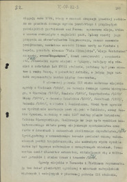 fragmenty tekstu, materiał roboczy do publikacji "Ogrody Polskie" (wyd. 1954) do podrozdziału „Miejskie ogrody publiczne”, skan 1