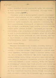 tekst, materiał roboczy do rozdziału III publikacji "Ogrody Polskie" (wyd. 1954). Fragment zaczynający się od słów: "Styl architektoniczny. Wspaniałe i monumentalne inwencje włoskich ogrodów tarasowych...", skan 2