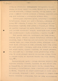 tekst, materiał roboczy do rozdziału III publikacji "Ogrody Polskie" (wyd. 1954). Fragment zaczynający się od słów: "Styl architektoniczny. Wspaniałe i monumentalne inwencje włoskich ogrodów tarasowych...", skan 6