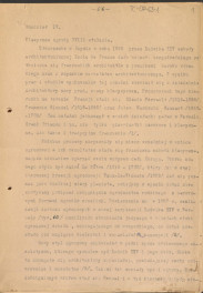materiał roboczy do rozdziału IV "Klasyczne ogrody XVIII wieku" w "Ogrody Polskie" (wyd. 1954) - kolejna wersja tekstu rozpoczynająca się słowami: "Utworzenie w Rzymie w roku 1663 przez Ludwika XIV…", strony ponumerowane 56-81, skan 1