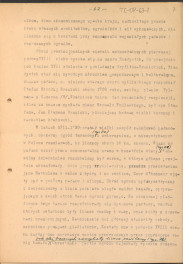 materiał roboczy do rozdziału IV "Klasyczne ogrody XVIII wieku" w "Ogrody Polskie" (wyd. 1954) - kolejna wersja tekstu rozpoczynająca się słowami: "Utworzenie w Rzymie w roku 1663 przez Ludwika XIV…", strony ponumerowane 56-81, skan 7