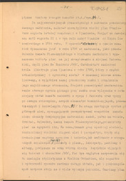 materiał roboczy do rozdziału IV "Klasyczne ogrody XVIII wieku" w "Ogrody Polskie" (wyd. 1954) - kolejna wersja tekstu rozpoczynająca się słowami: "Utworzenie w Rzymie w roku 1663 przez Ludwika XIV…", strony ponumerowane 56-81, skan 20