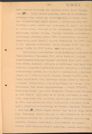 materiał roboczy do rozdziału IV "Klasyczne ogrody XVIII wieku" w "Ogrody Polskie" (wyd. 1954) - kolejna wersja tekstu rozpoczynająca się słowami: "Utworzenie w Rzymie w roku 1663 przez Ludwika XIV…", strony ponumerowane 56-81, skan 22