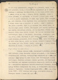 tekst, materiał roboczy do rozdziału III publikacji "Ogrody Polskie" (wyd. 1954). Fragment zaczynający się od słów: „Program sztuki baroku zaznaczający się szeregiem wspaniałych inwencji...”, skan 4