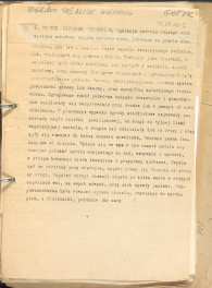 tekst uzupełniony fotografiami oraz rysunkami stanowiący materiał roboczy do zagadnień sztuki ogrodowej oraz przemian w kształtowaniu miast w epoce gotyku, zgrupowany w rozdzaiły: uwagi ogólne, piśmiennictwo ogrodnicze, ogrody siedlisk wiejskich, dworskich oraz zamkowych,rezydencje letnie, dwory myśliwskie, zwierzyńce, miasto., skan 5
