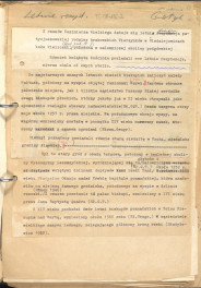 tekst uzupełniony fotografiami oraz rysunkami stanowiący materiał roboczy do zagadnień sztuki ogrodowej oraz przemian w kształtowaniu miast w epoce gotyku, zgrupowany w rozdzaiły: uwagi ogólne, piśmiennictwo ogrodnicze, ogrody siedlisk wiejskich, dworskich oraz zamkowych,rezydencje letnie, dwory myśliwskie, zwierzyńce, miasto., skan 16