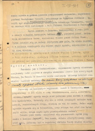 fragmenty tekstu, materiał roboczy pt. "III. Sztuka ogrodowa", kolejna wersja redakcyjna, skan 7