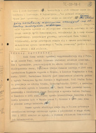 fragmenty tekstu, materiał roboczy pt. "III. Sztuka ogrodowa", kolejna wersja redakcyjna, skan 10