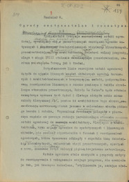 tekst, materiał roboczy, wersja redakcyjna przystosowująca tekst do publikacji "Ogrody Polskie" (wyd. 1954), skan 1
