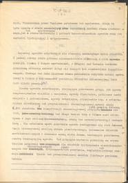 materiał roboczy, wg. opisu z obwoluty wydany drukiem w BMiOZ, seria B, t. XXIII, 1968, s. 153-168, na temat teorii i praktyki konserwatorskiej stosowanych w odniesieniu do różnych założeń ogrodowych i parków w ujęciu historycznym oraz zagadnień związanych z rekonstrukcją ogrodów zabytkowych, skan 7