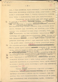 materiał roboczy, wg. opisu z obwoluty wydany drukiem w BMiOZ, seria B, t. XXIII, 1968, s. 153-168, na temat teorii i praktyki konserwatorskiej stosowanych w odniesieniu do różnych założeń ogrodowych i parków w ujęciu historycznym oraz zagadnień związanych z rekonstrukcją ogrodów zabytkowych, skan 33